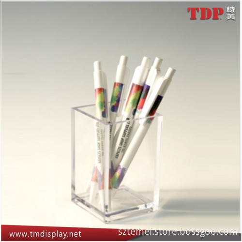 stylish clear acrylic pen holder